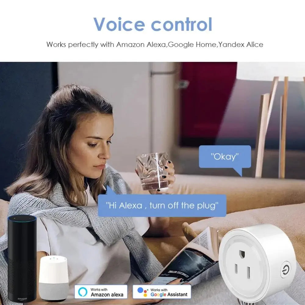 Smart Wifi Plug With Alexa