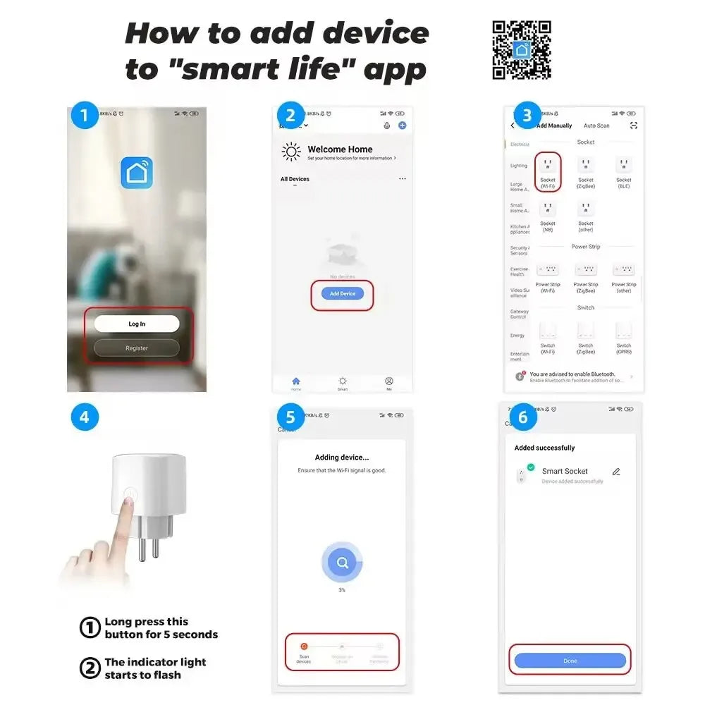 Smart Wifi Plug With Alexa