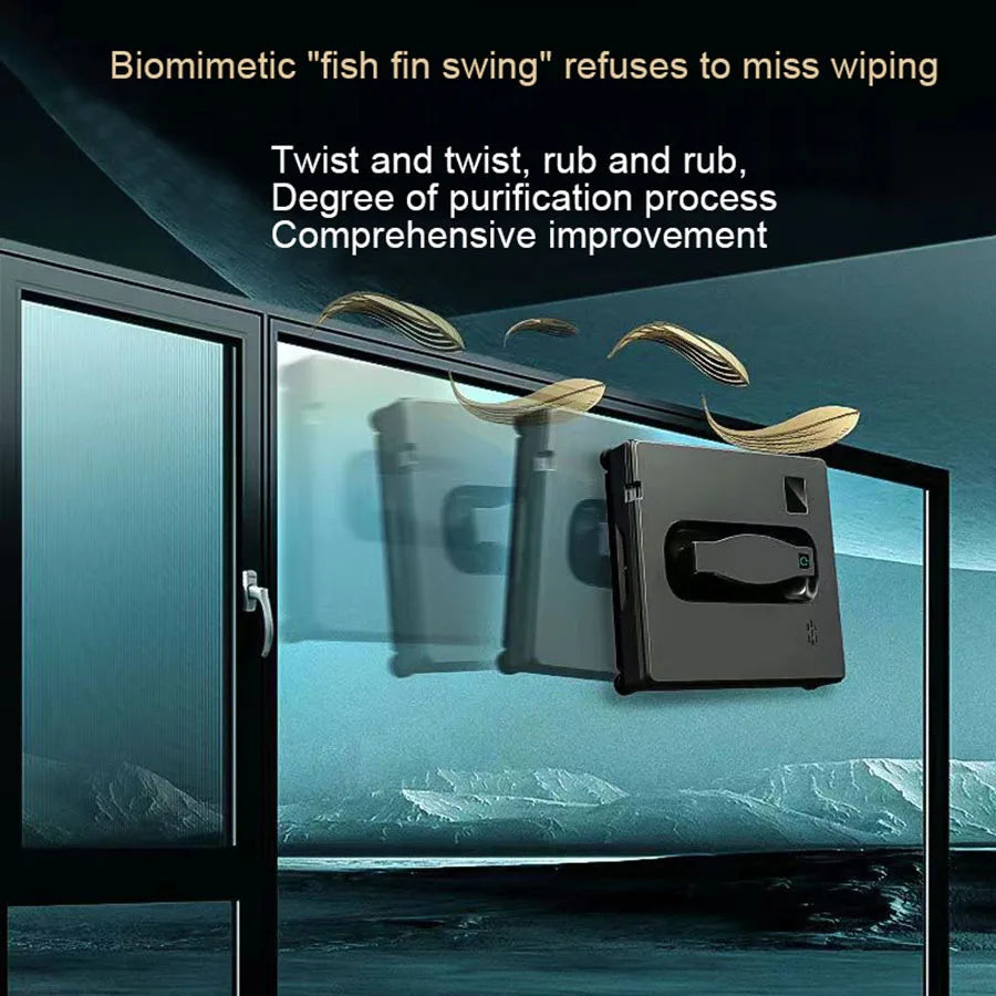 Robot Window Cleaner with Smart Memory
