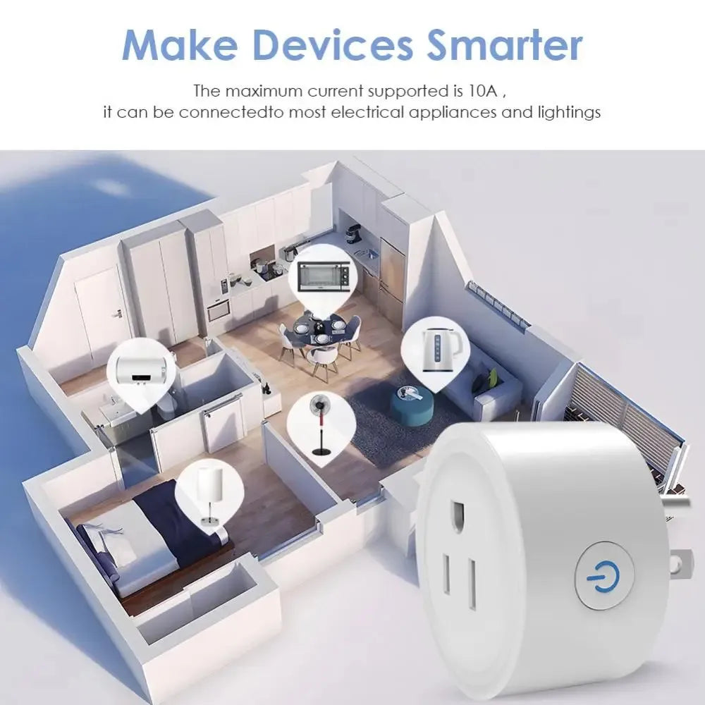 Smart Wifi Plug With Alexa