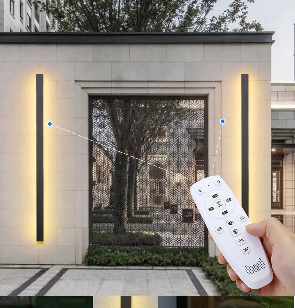 Outdoor Wall Lamp LED Dimming Waterproof