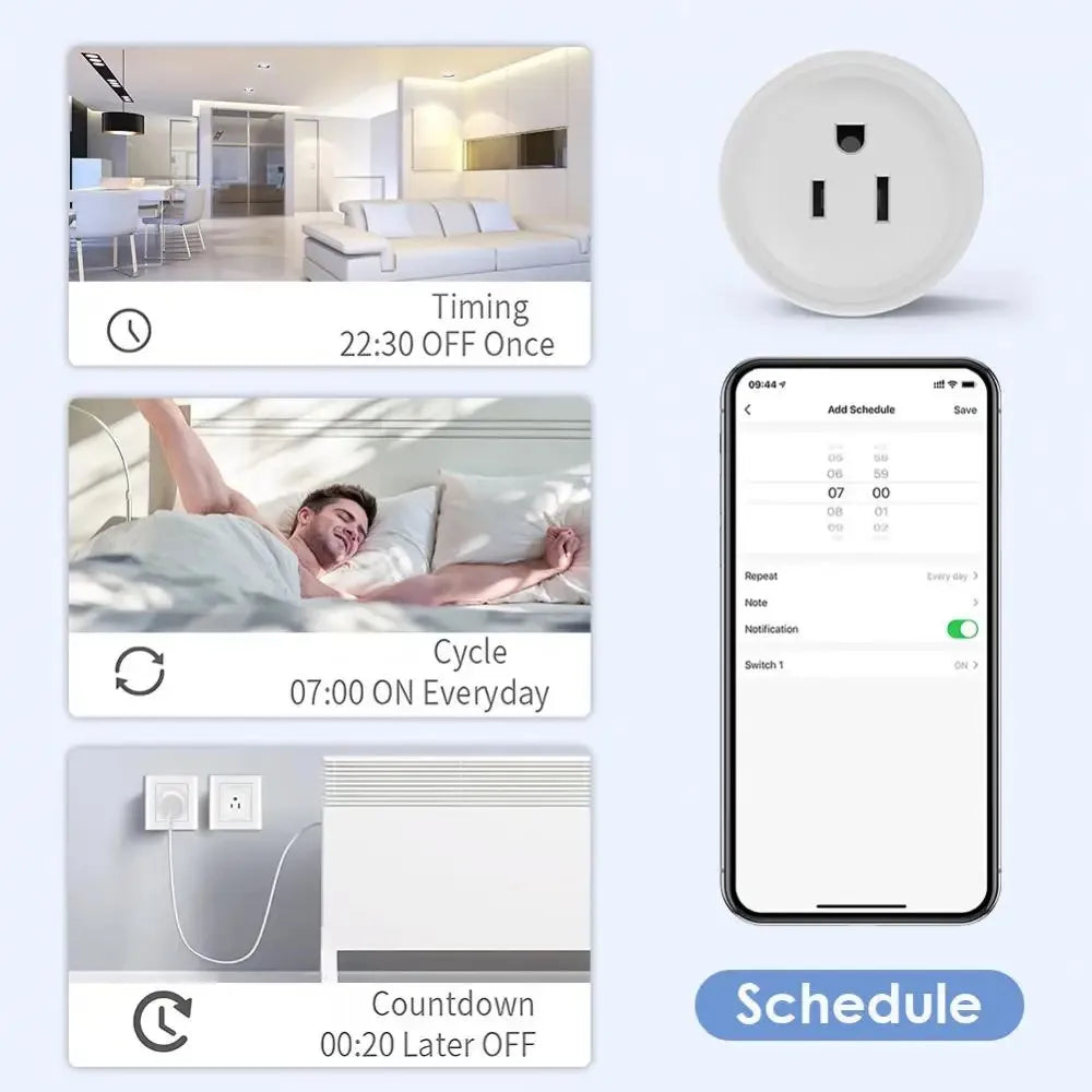 Smart Wifi Plug With Alexa