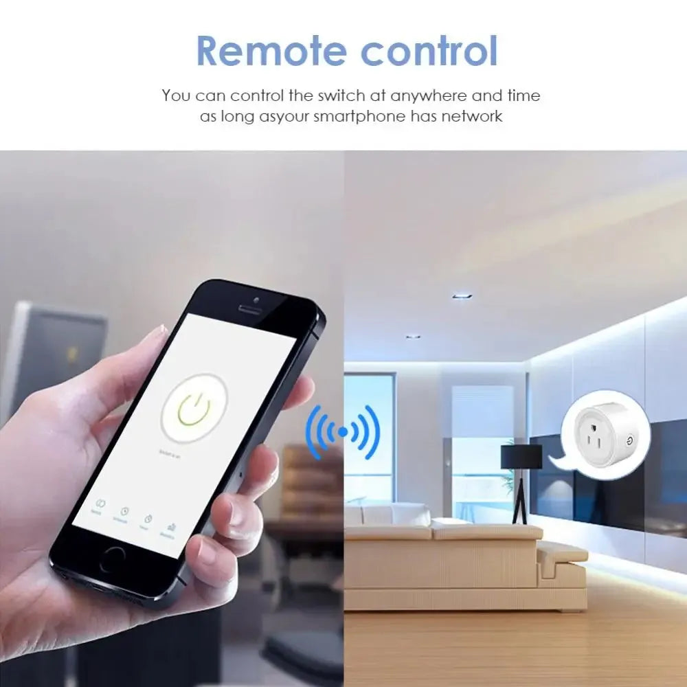 Smart Wifi Plug With Alexa