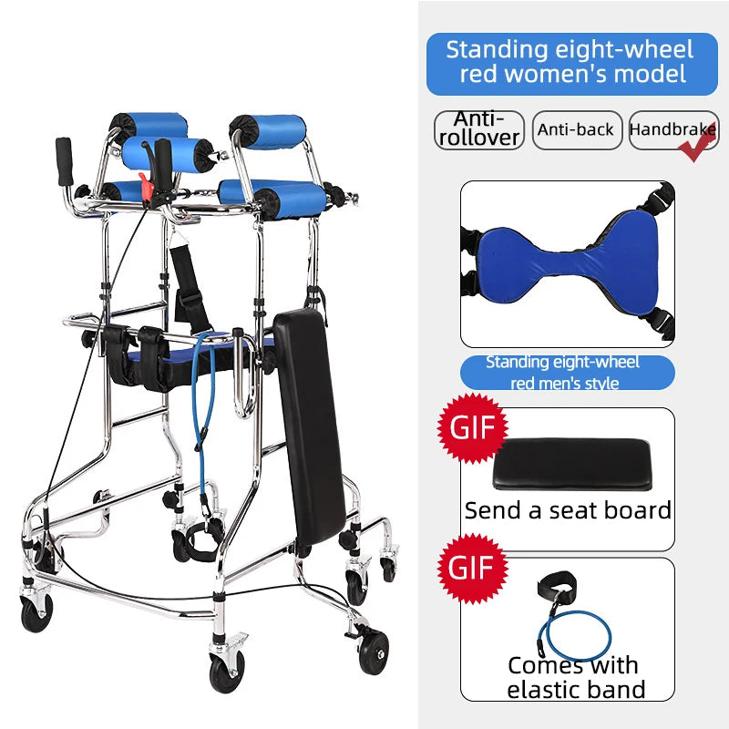 Upright Rollator Walker Stand Up Walker