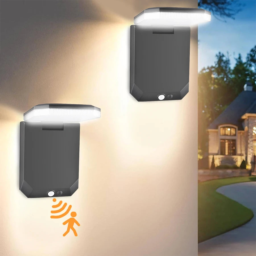 Solar LED Motion Sensing Wall Lamp
