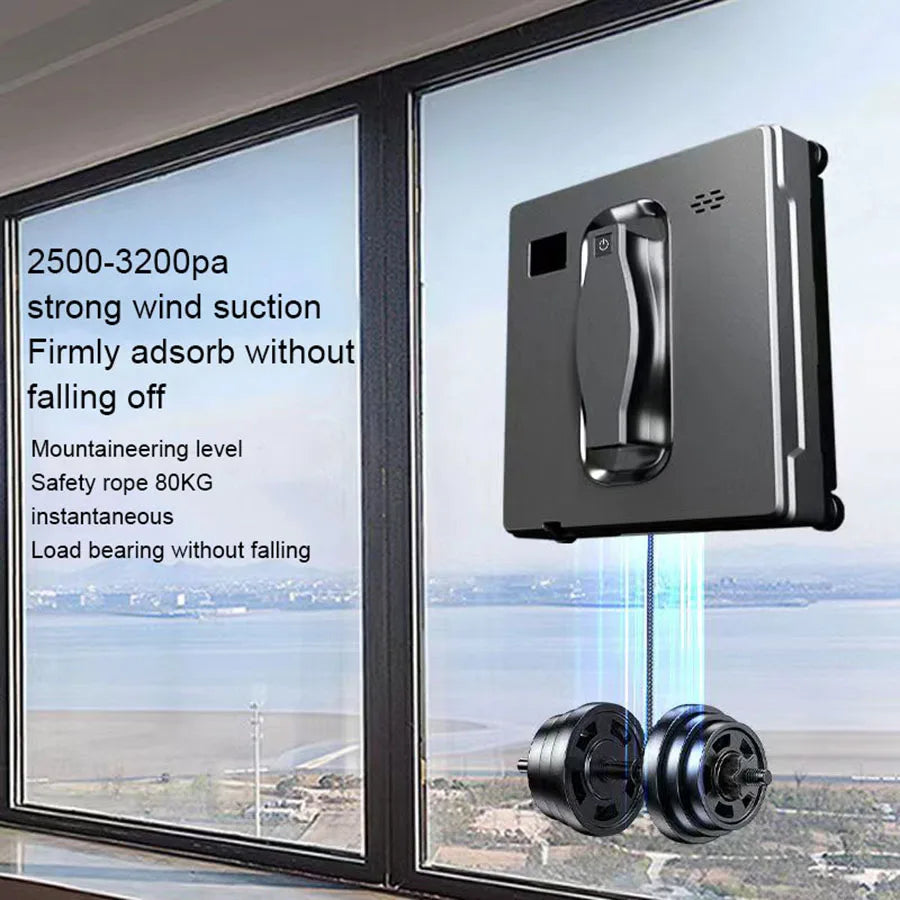 Robot Window Cleaner with Smart Memory