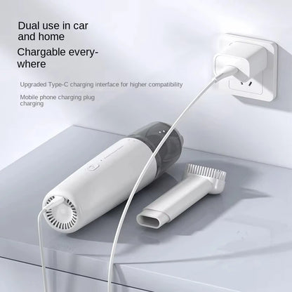 Portable Wireless Vacuum Cleaner with Powerful Suction 130ml